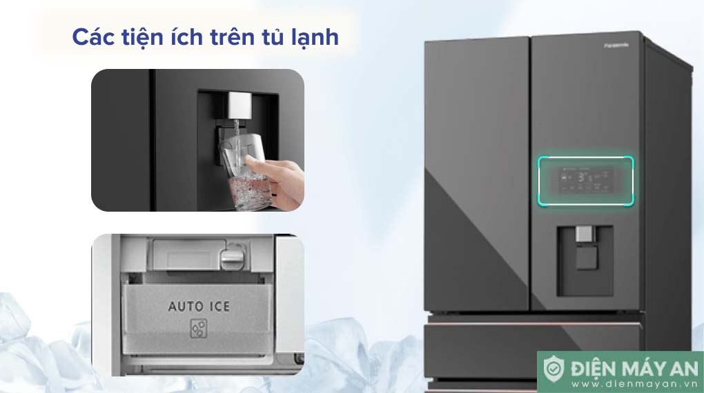 Tủ lạnh Panasonic Inverter 540 lít Multi Door NR-YW590YMMV